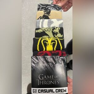 Game of Thrones Sigil Crew Socks - Multi Color